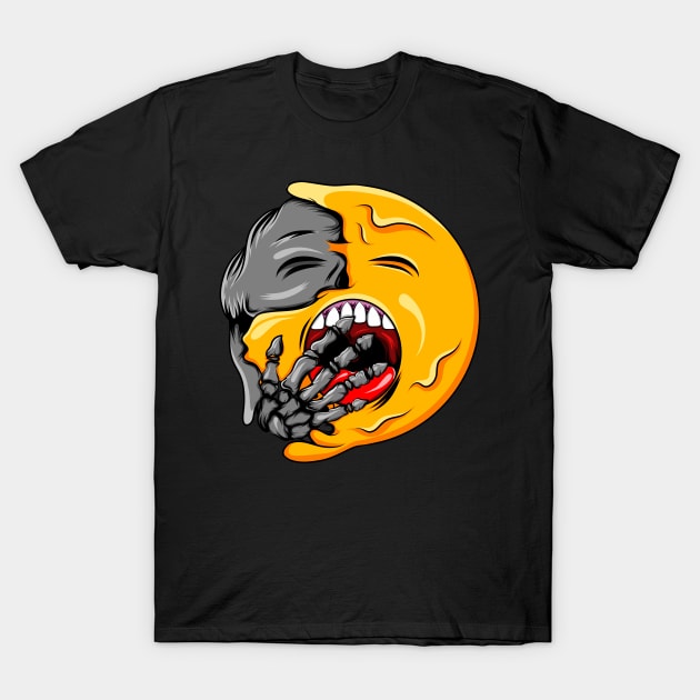 Tired Zombie Emoji T-Shirt by D3monic